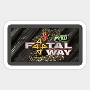 Fatal 4 Way PPV Shirt Sticker